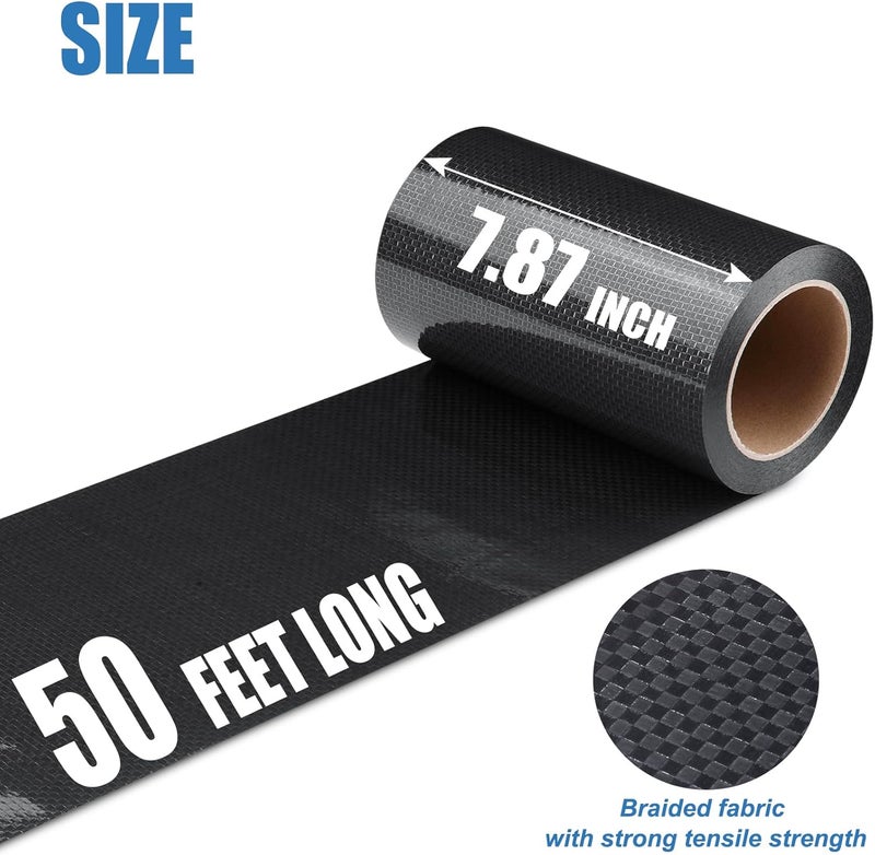 Ramkle RV Underbelly Tape, 7.87" x 50' RV Underbelly Material, Waterproof Tape with Permanent Sealing Adhesive for RV, Camper Travel Trailer, Mobile Home, Tear Repair Patch - Image 2